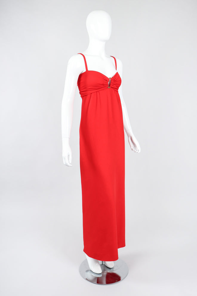 Recess Los Angeles Vintage Givenchy Empire Keyhole Dress