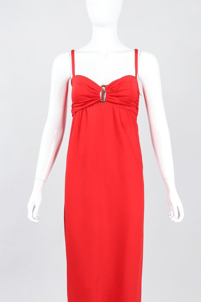 Recess Los Angeles Vintage Givenchy Empire Keyhole Dress