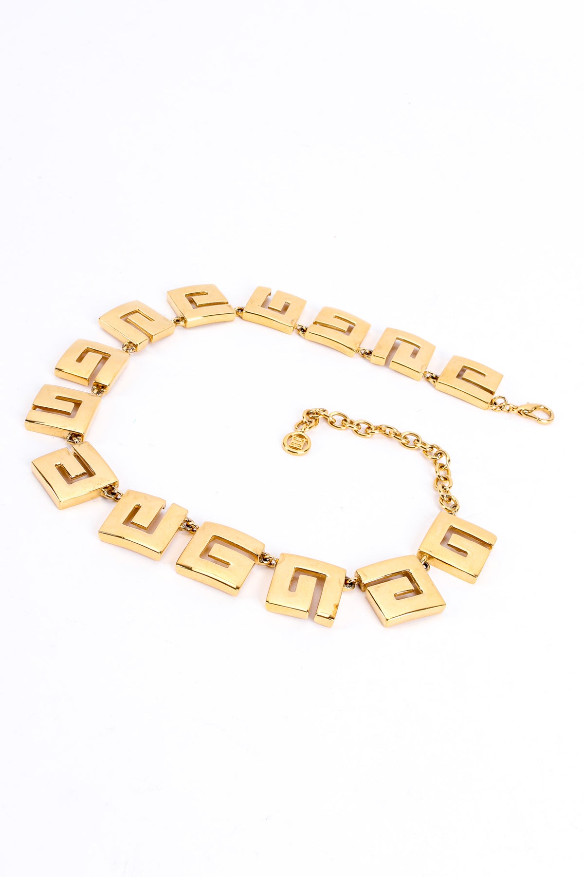Vintage Givenchy Logo Link Necklace – Recess