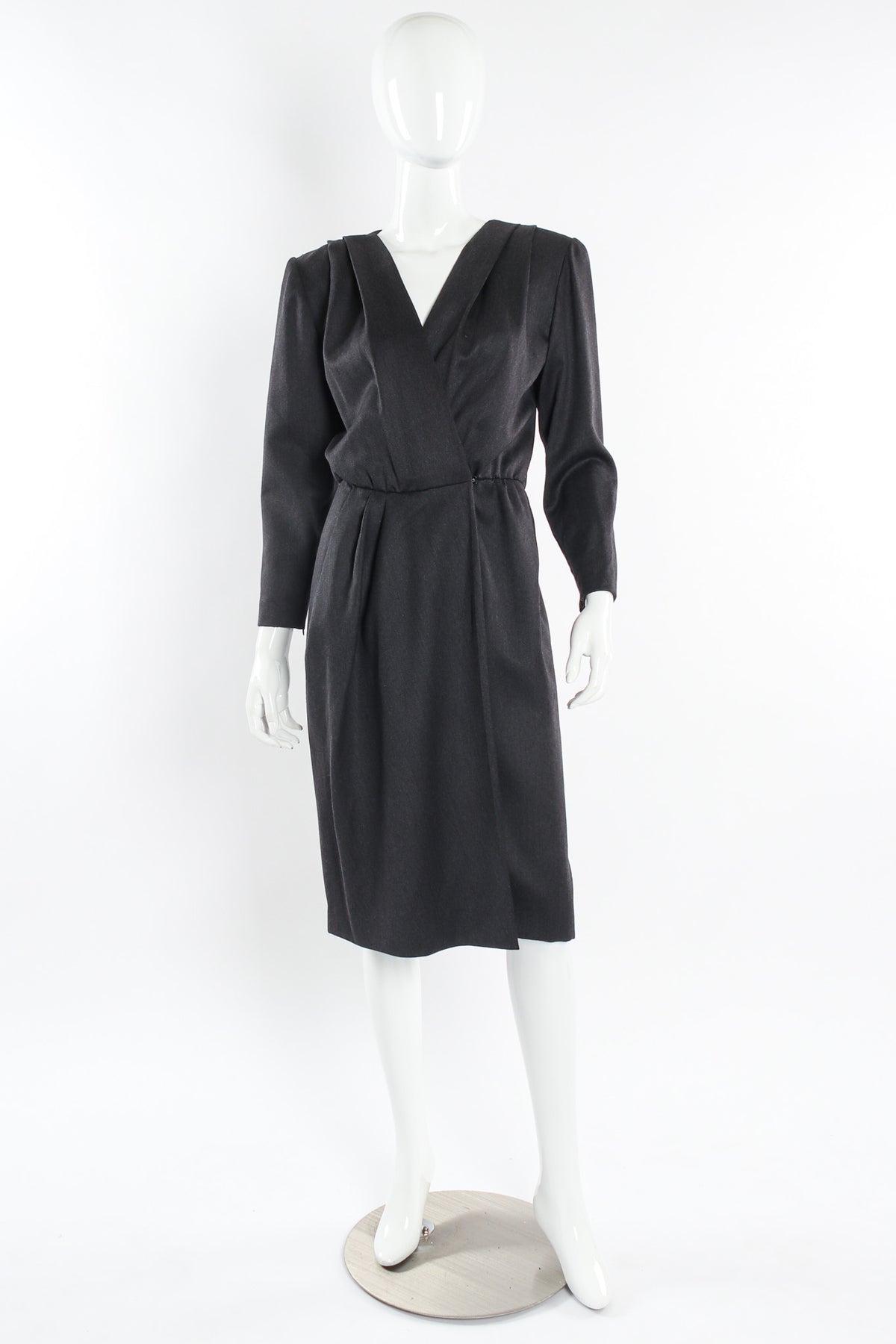 Vintage Givenchy 1980s Tailored Wool Sheath Dress – Recess