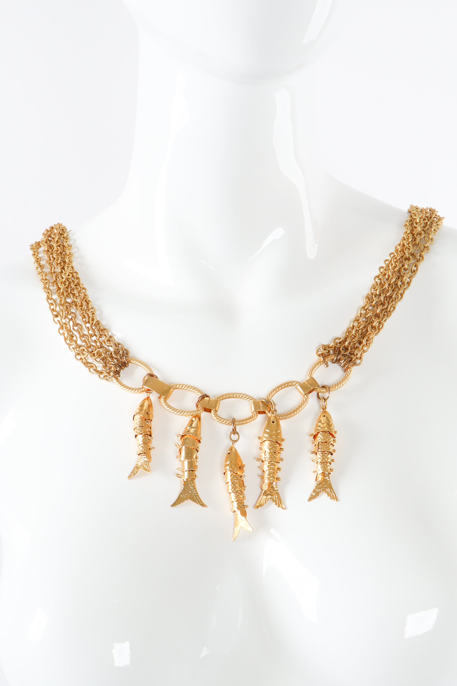 JEAN'S FRIEND Vintage Gürtelschnalle - Fish Bone Fossil Design In Silber