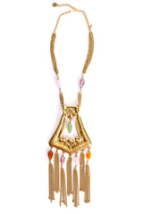 Vintage Goldette Fringe Plate Amulet Necklace at Recess Los Angeles