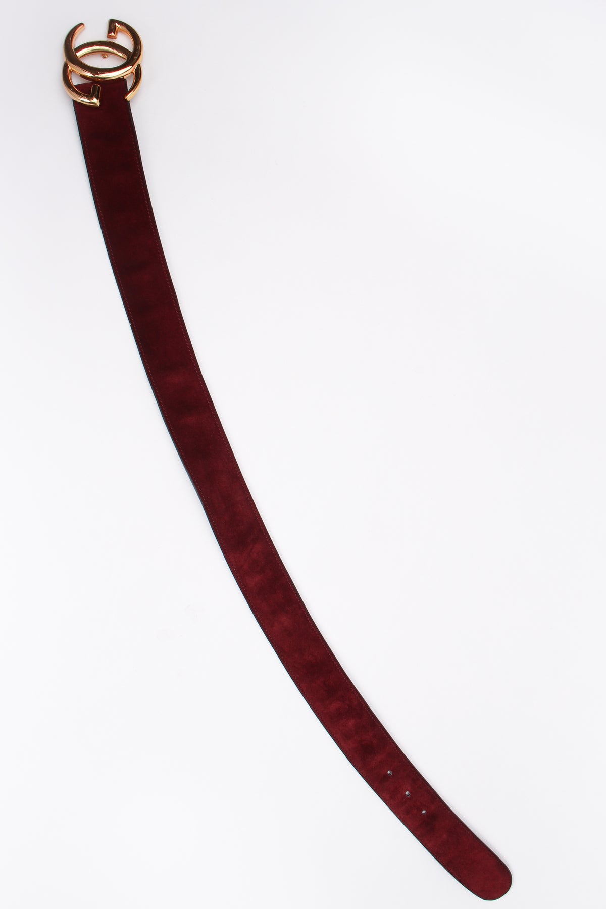 Vintage Gucci 1970 1980 Interlocking GG Logo Suede Belt – Recess