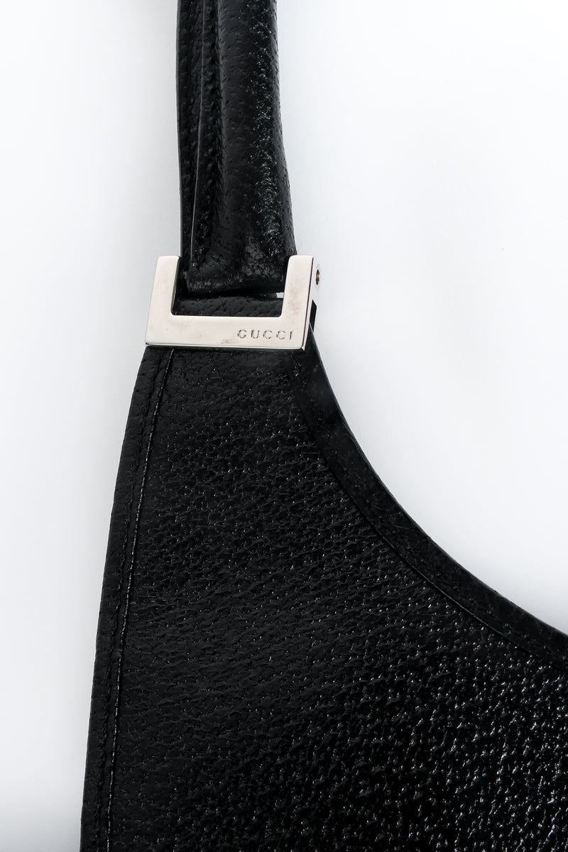 Vintage Gucci Iconic Jackie Bardot Hobo Leather Bag Detail at Recess LA