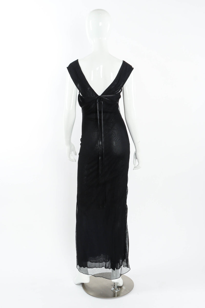 Vintage Gucci Ribbon Mesh Maxi Dress Recess Vintage Gucci Ribbon Mesh Maxi Dress Recess