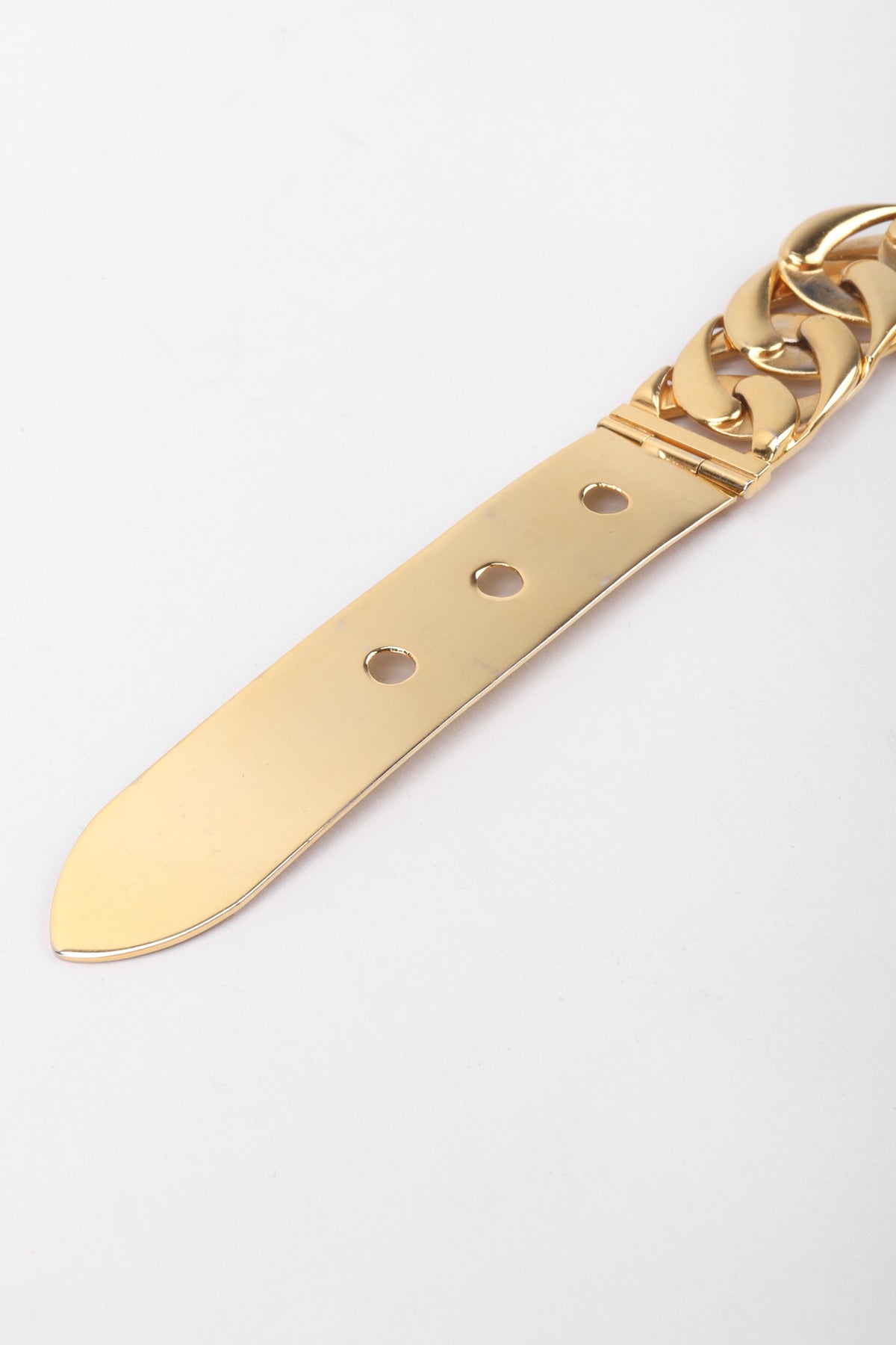 Vintage Gucci Gold Chain Buckle Belt – Recess