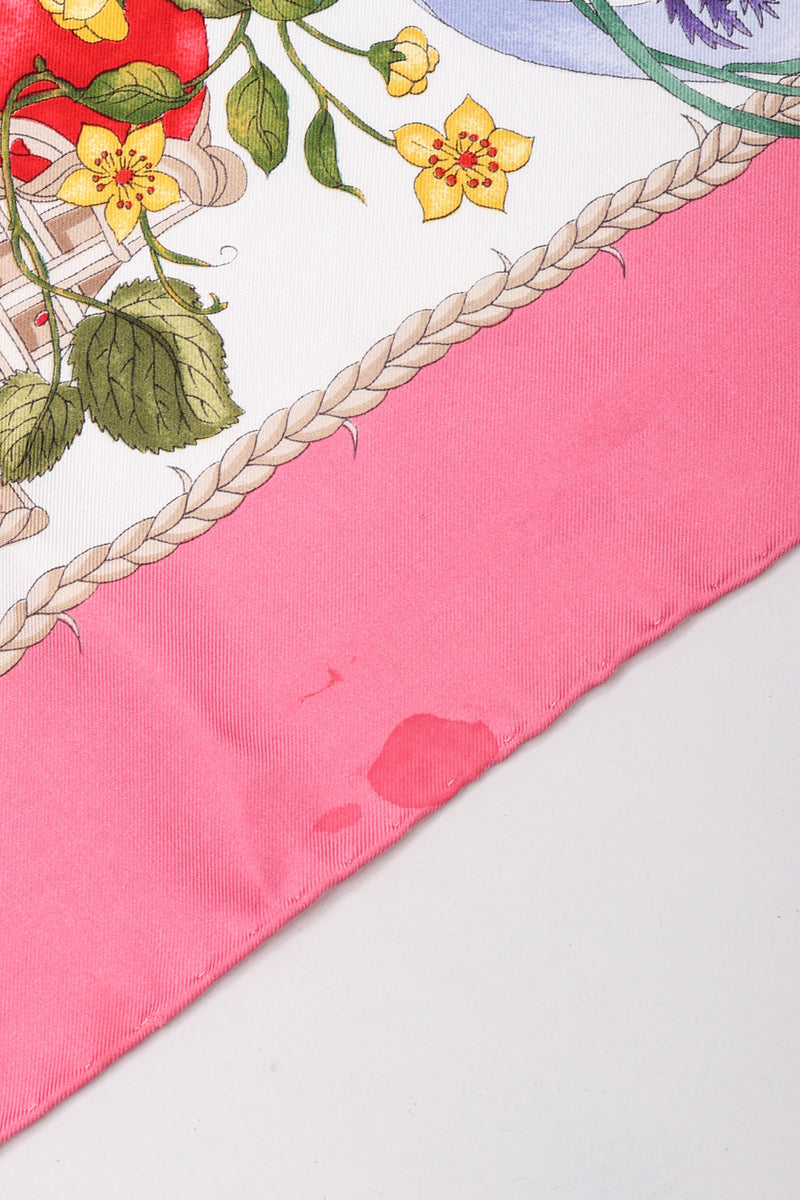 Vintage Gucci Vittorio Accornero Floral Butterfly Scarf – Recess