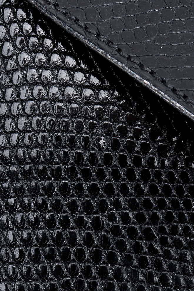 Vintage Gucci Lizard Leather Envelope Clutch Scratch at Recess Los Angeles