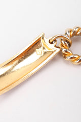 Recess Los Angeles Gucci Logo Interlocking GG Gold Enamel Chain Belt