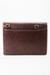 Vintage Gucci Grain Leather Shoulder Bag Back Strapless at Recess LA 