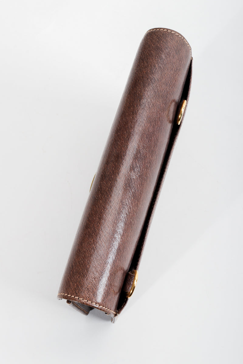 Vintage Gucci Grain Leather Shoulder Bag Top at Recess LA 