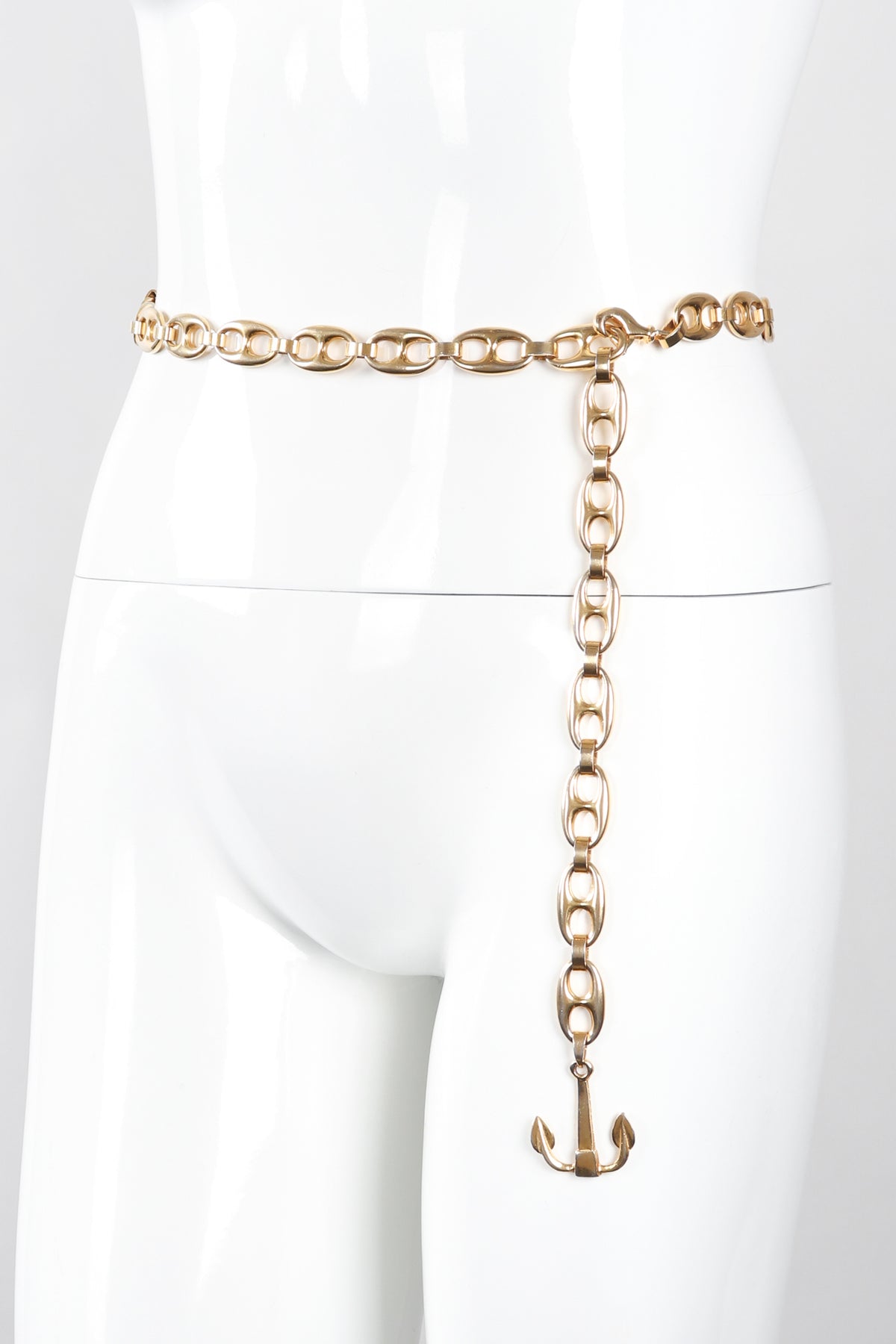 Vintage Gucci Puffy Mariner Link Anchor Chain Belt / Necklace – Recess