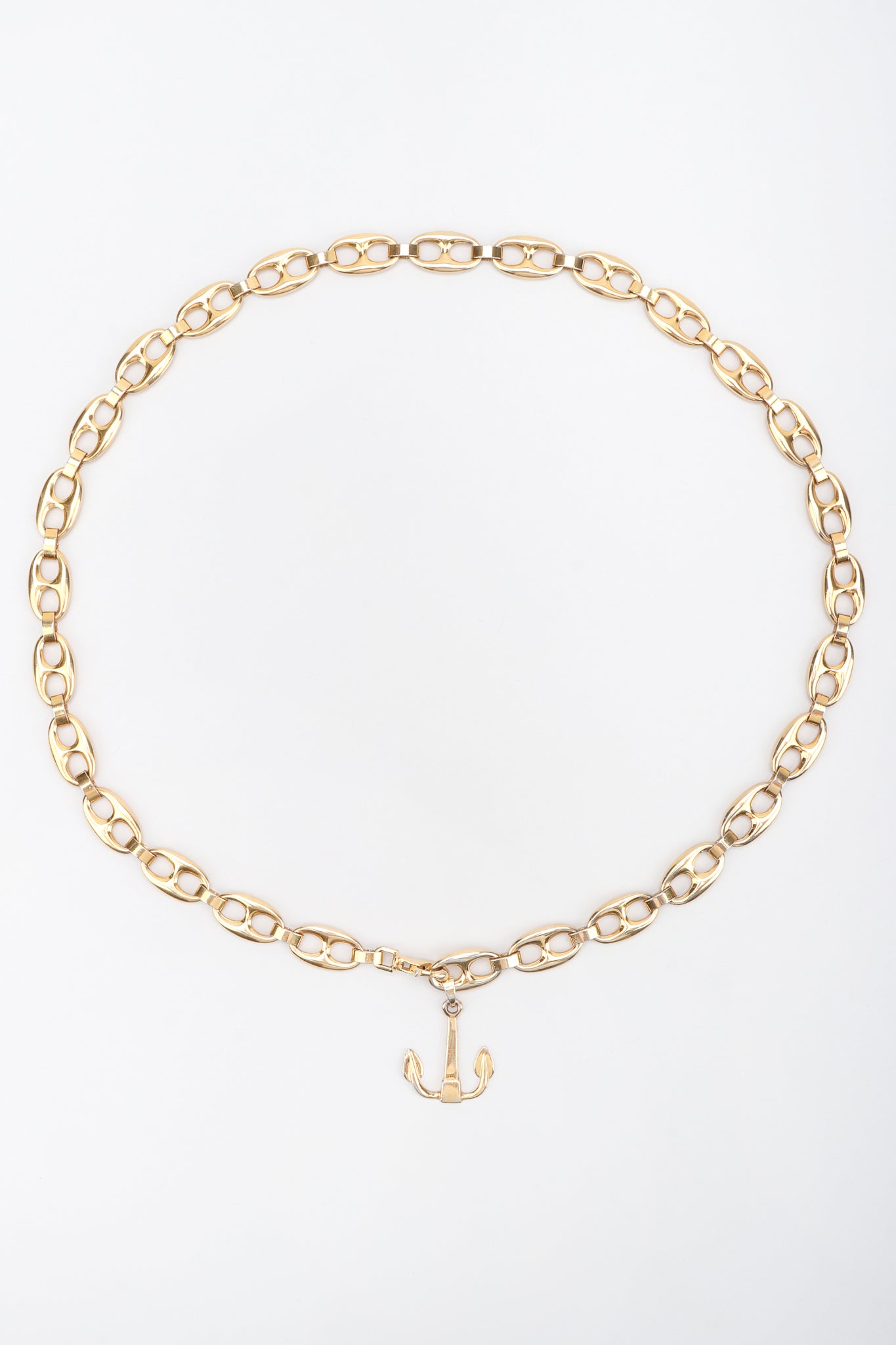 Recess Los Angeles Vintage Gucci Puffy Mariner Link Anchor Chain Belt / Necklace