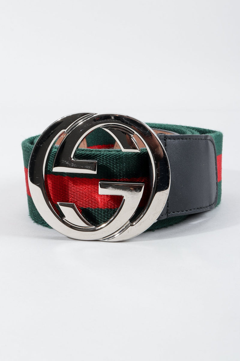 Vintage Gucci Interlocking Logo Belt at Recess LA