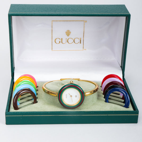 Vintage Gucci women's gold bracelet watch - jewelry - by owner - sale -  craigslist
