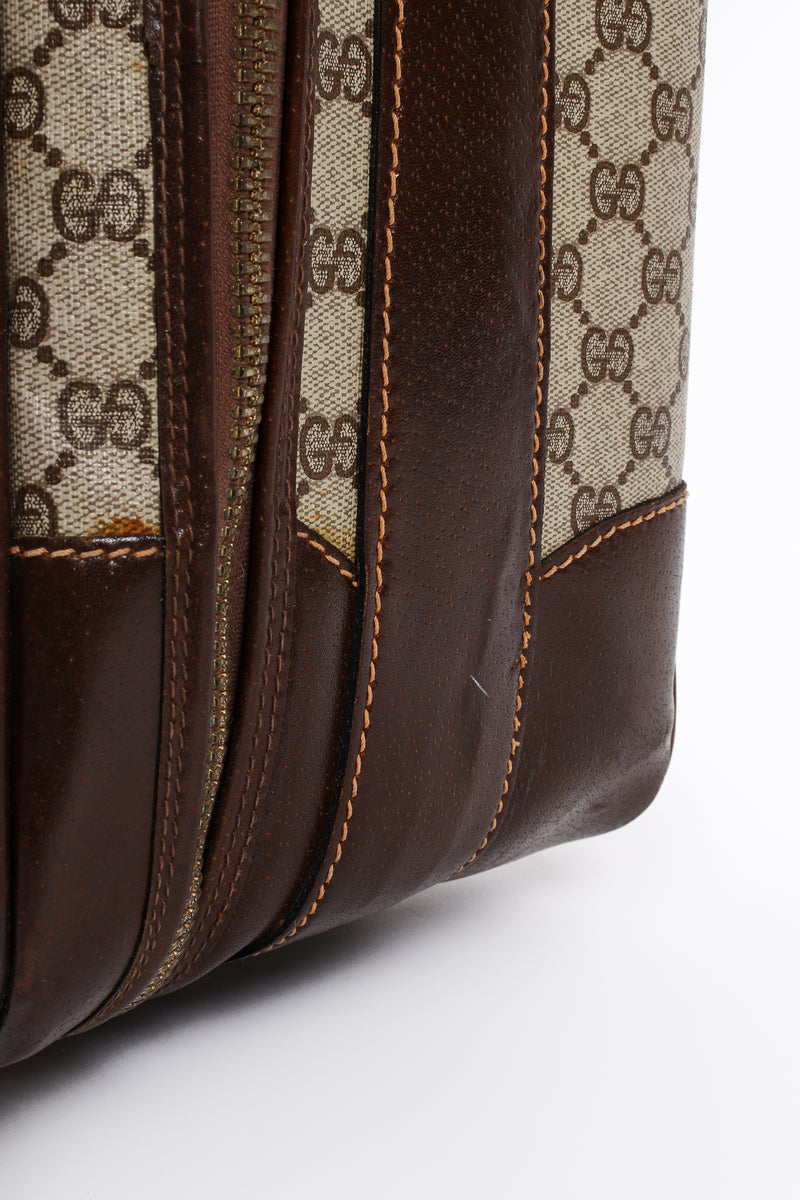 Vintage Gucci Monogram Stripe Suitcase – Recess