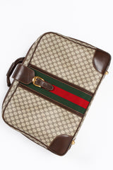 Vintage Gucci Monogram Stripe Suitcase flat at Recess Los Angeles