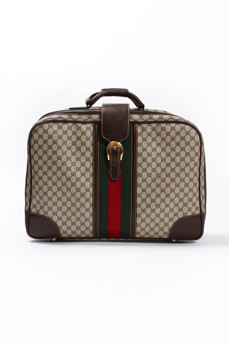 Gucci Travel Bag Duffle Monogram GG Horizontal Vintage Web - US