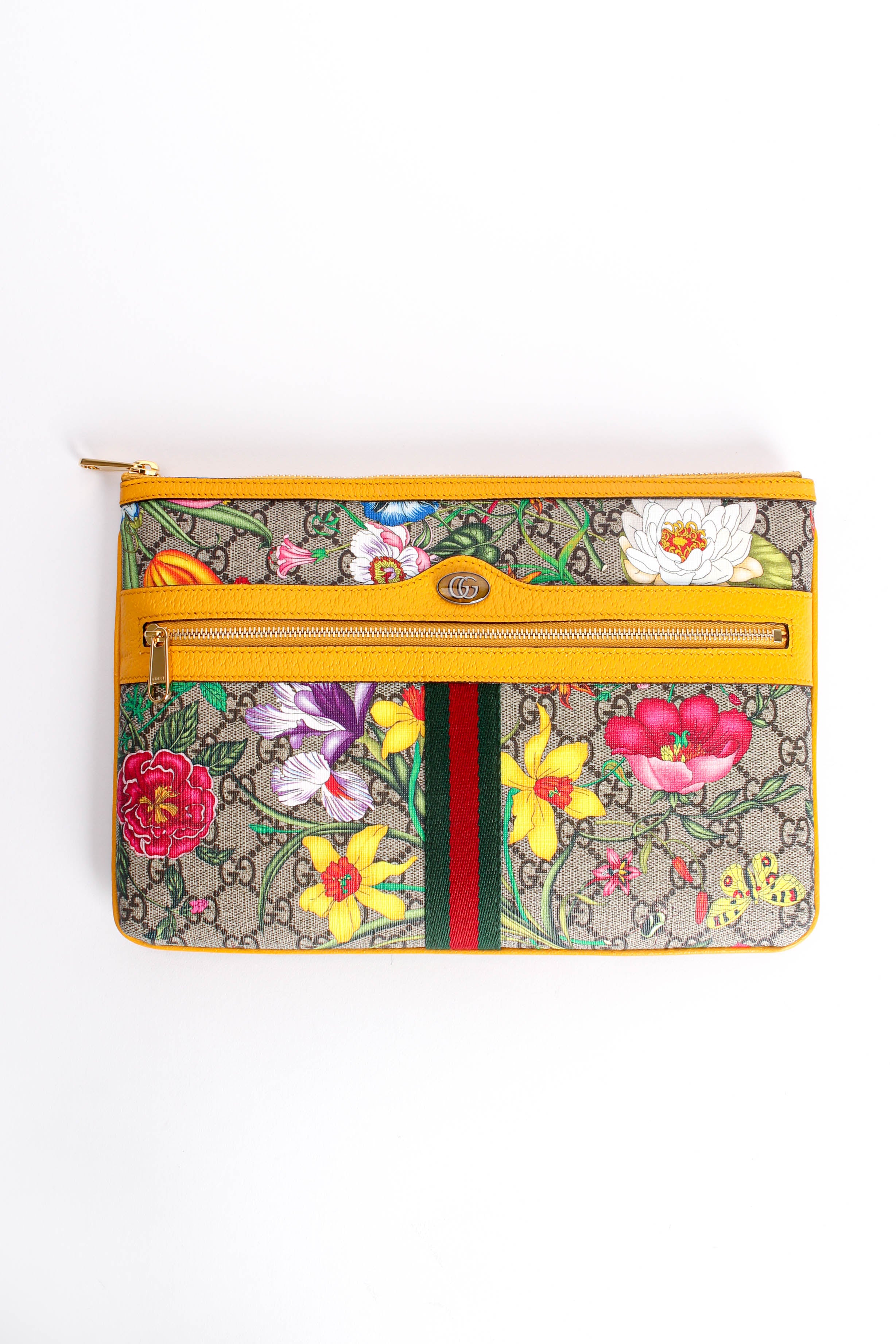 2019 Resort Gift Giving Ophidia Supreme GG Flora Pouch front at Recess Los Angeles