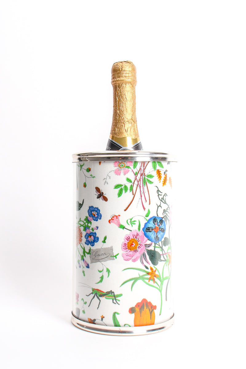 Vintage Gucci Flora Wine Bottle Chiller Cooler at Recess Los Angeles