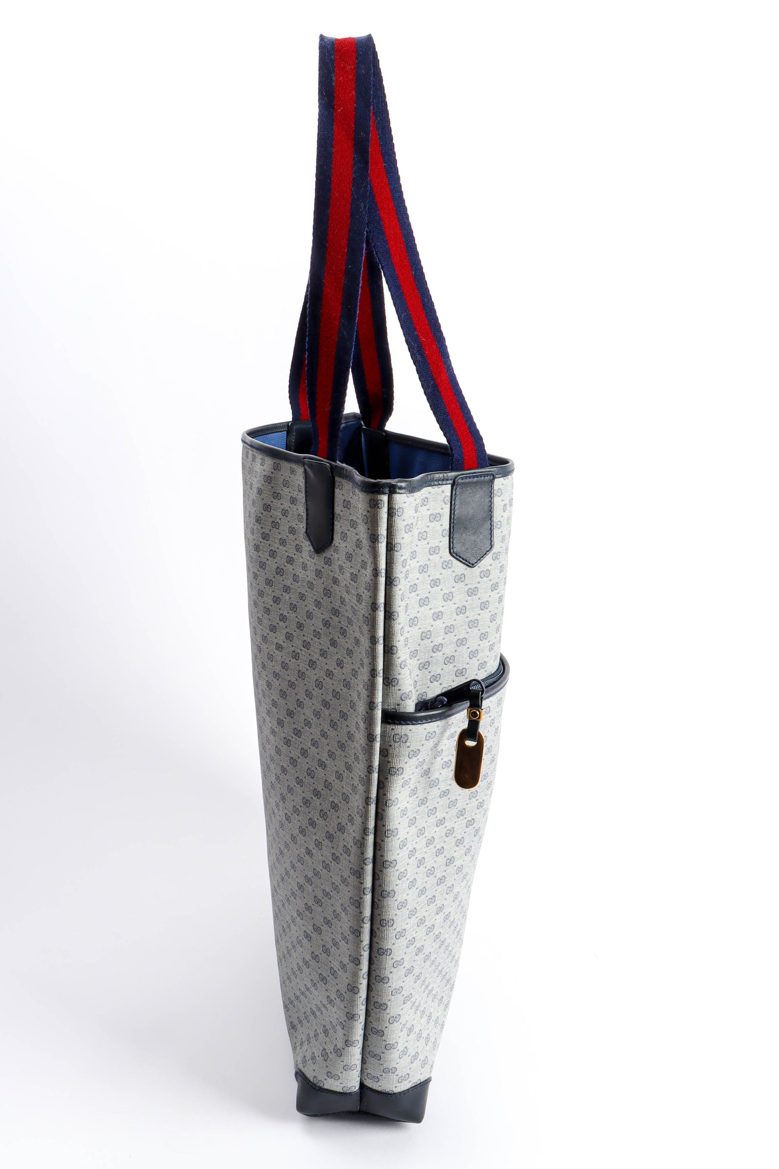 gucci travel tote bag 1980 Vintage Gucci Monogram Logo Tote Bag – Recess