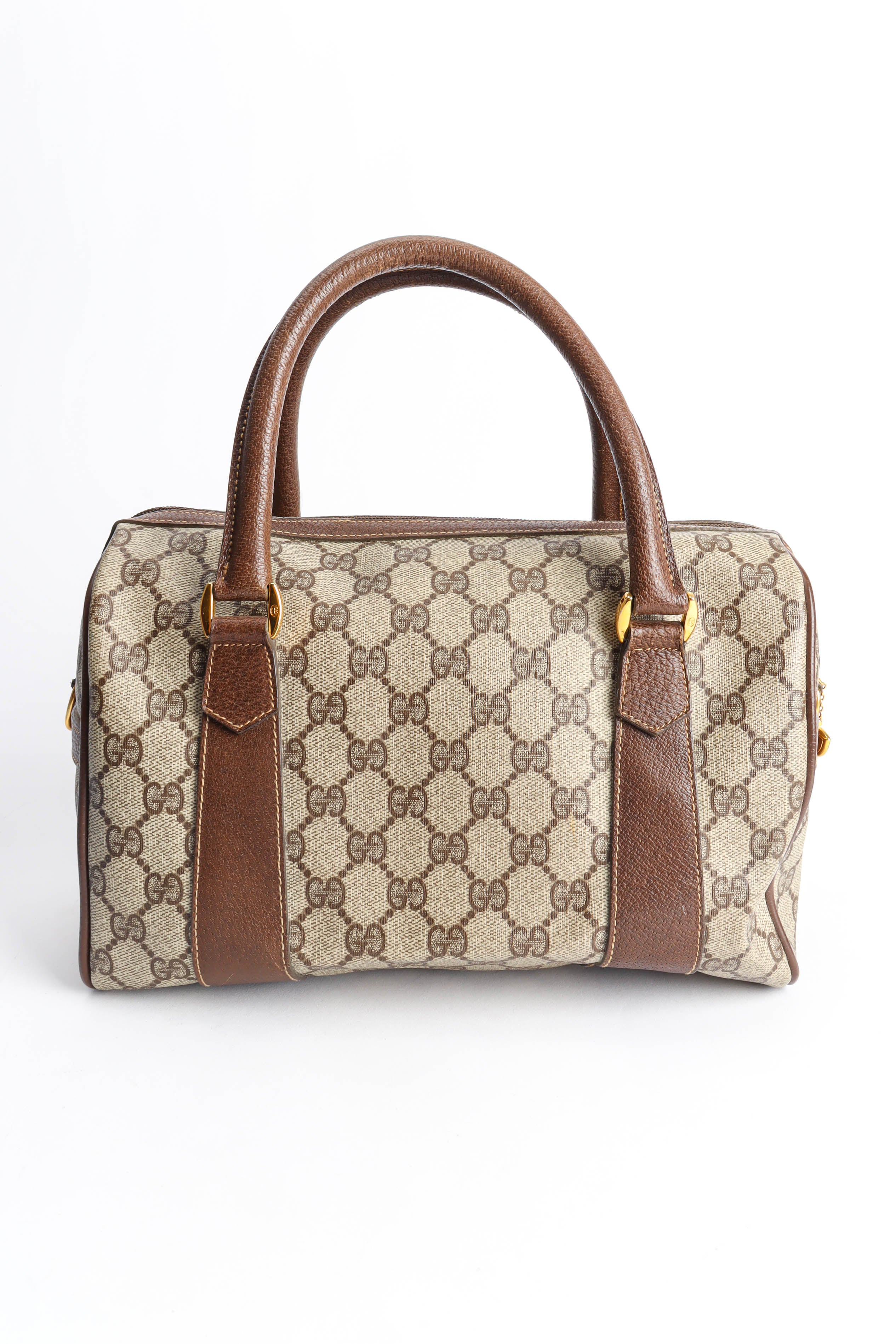 Vintage Gucci GG Monogram Mini Duffle Bag back @ Recess LA