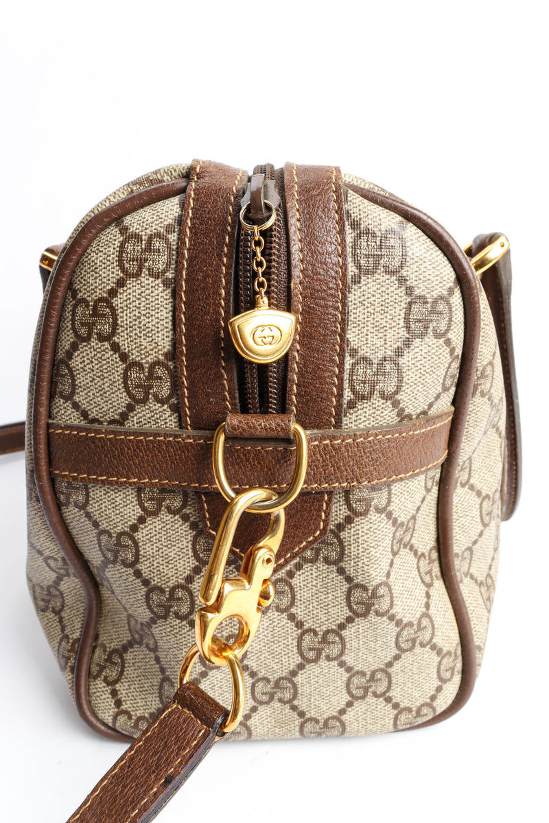 Vintage Gucci GG Monogram Mini Duffle Bag hardware detail @ Recess LA
