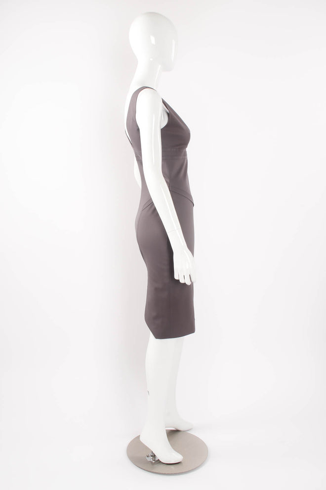 Gucci Suiting-Inspired Midi Dress side on mannequin at Recess LA