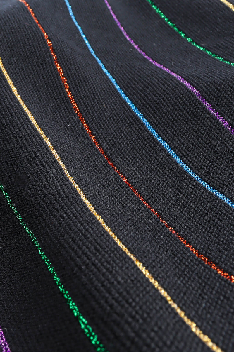 2020 Gucci Horsebit Metallic Stripe Knit Dress metallic stripes @ Recess Los Angeles