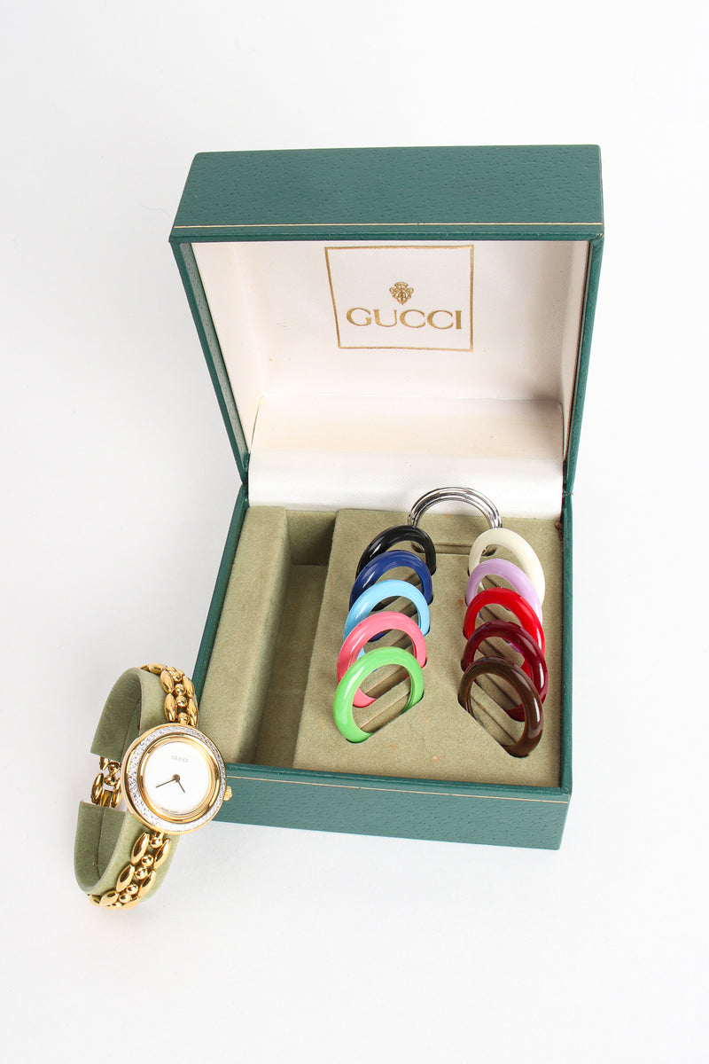 Louis Vuitton LV Monogram Brown Lucite Acrylic Bangle Bracelets