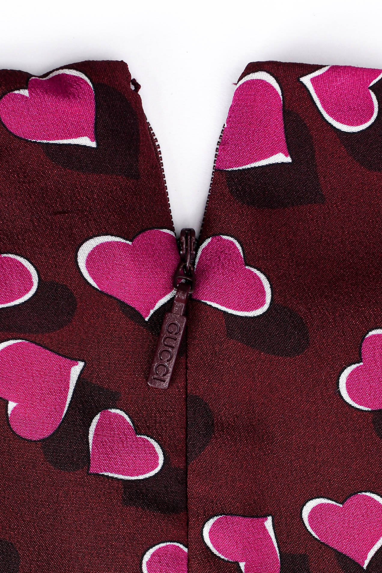 2014 Resort Gucci Heart On My Sleeve Maxi Dress gucci zipper @ Recess LA