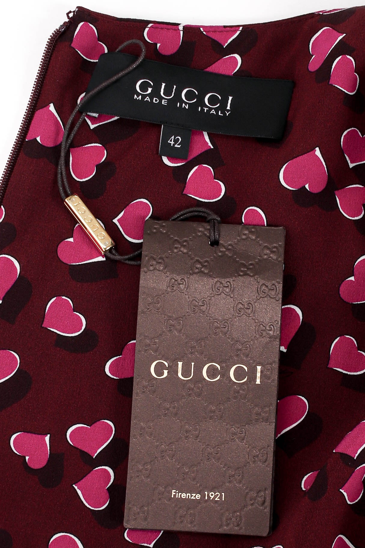 2014 Resort Gucci Heart On My Sleeve Maxi Dress tags @ Recess LA