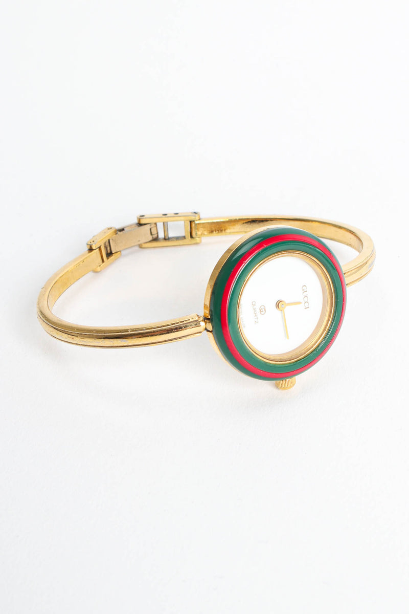 Vintage Gucci 17 Bezel Bracelet Watch Set watch @ Recess Los Angeles