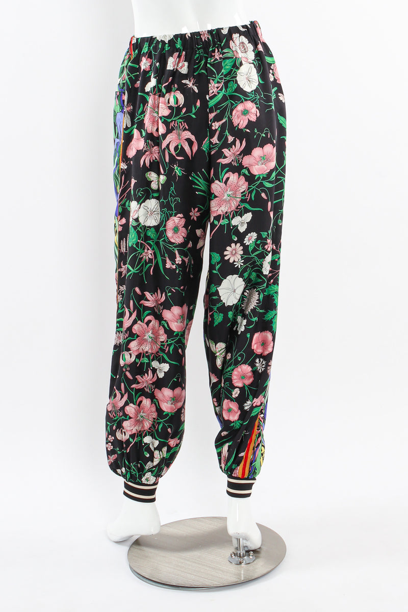 Gucci 2019 A/W Feline Garden Silk Pant – Recess