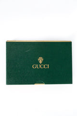 Vintage Gucci New In Box Unopened Orange & Brown Playing Card Set at Recess Los Angeles