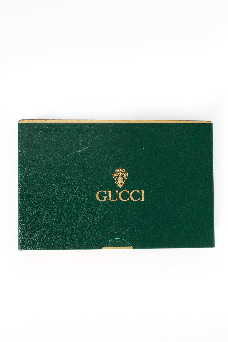 Vintage Gucci New In Box Unopened Red & Green Playing Card Set – Recess