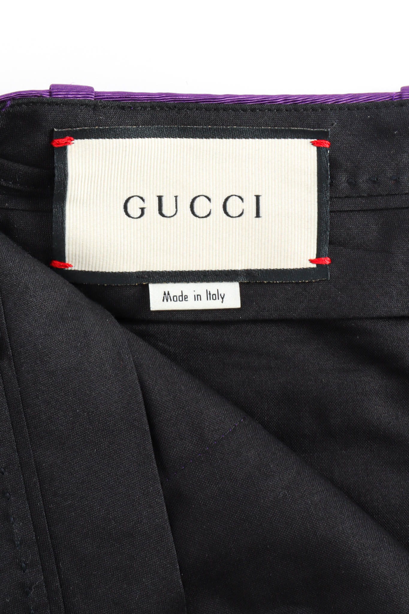 Vintage Gucci Wood Grain Print Trouser Pant tag @ Recess Los Angeles