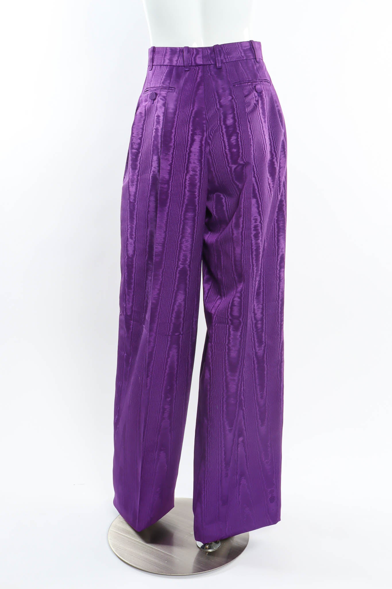 Vintage Gucci Wood Grain Print Trouser Pant mannequin back @ Recess Los Angeles