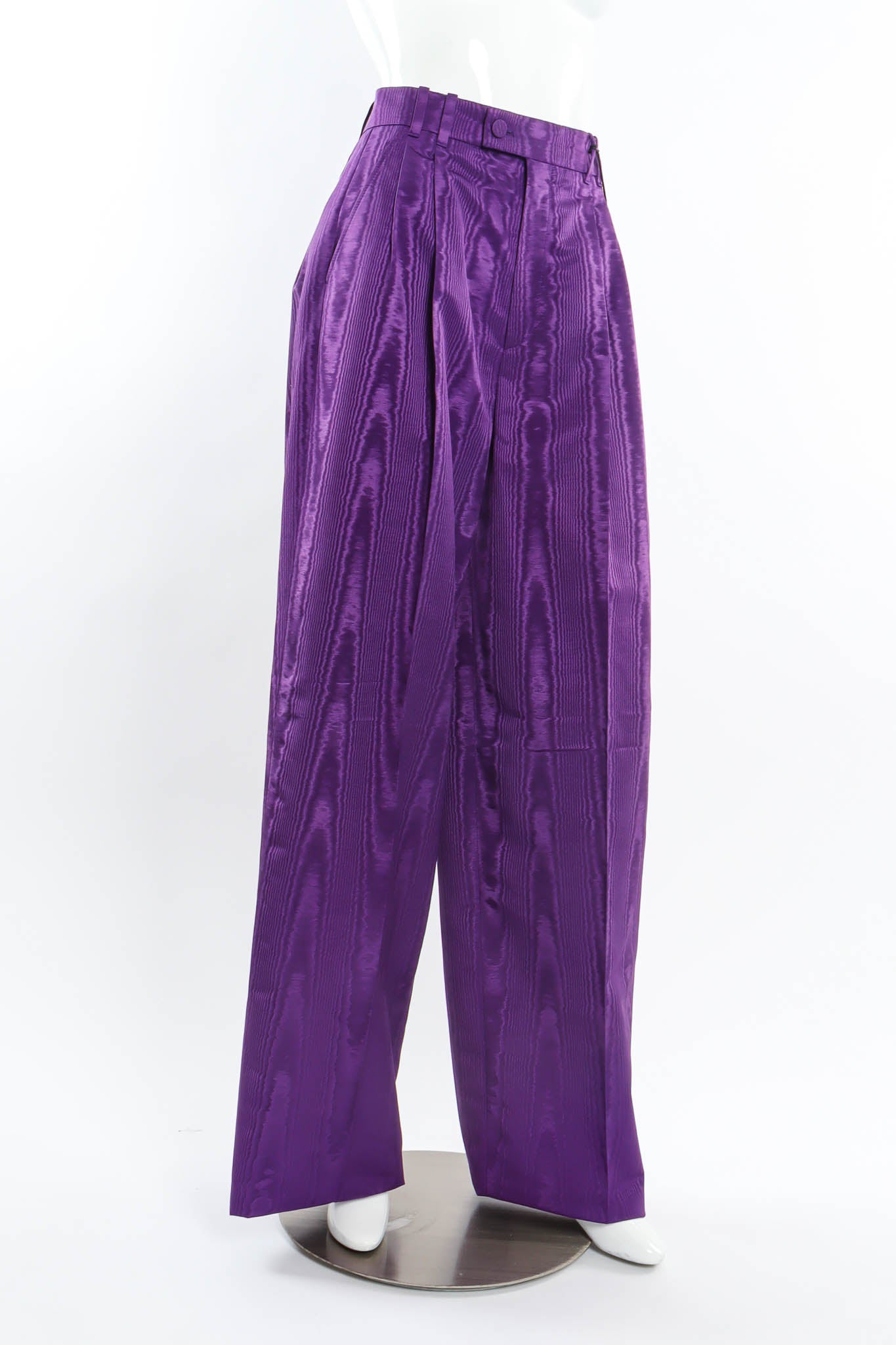 Vintage Gucci Wood Grain Print Trouser Pant mannequin angle @ Recess Los Angeles