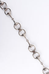 Vintage Gucci 1970s Horsebit Chain Link Belt link close up @ Recess LA