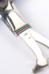 Vintage Gucci Striped Riding Boot Shoe Horn signature stamp at Recess Los Angeles