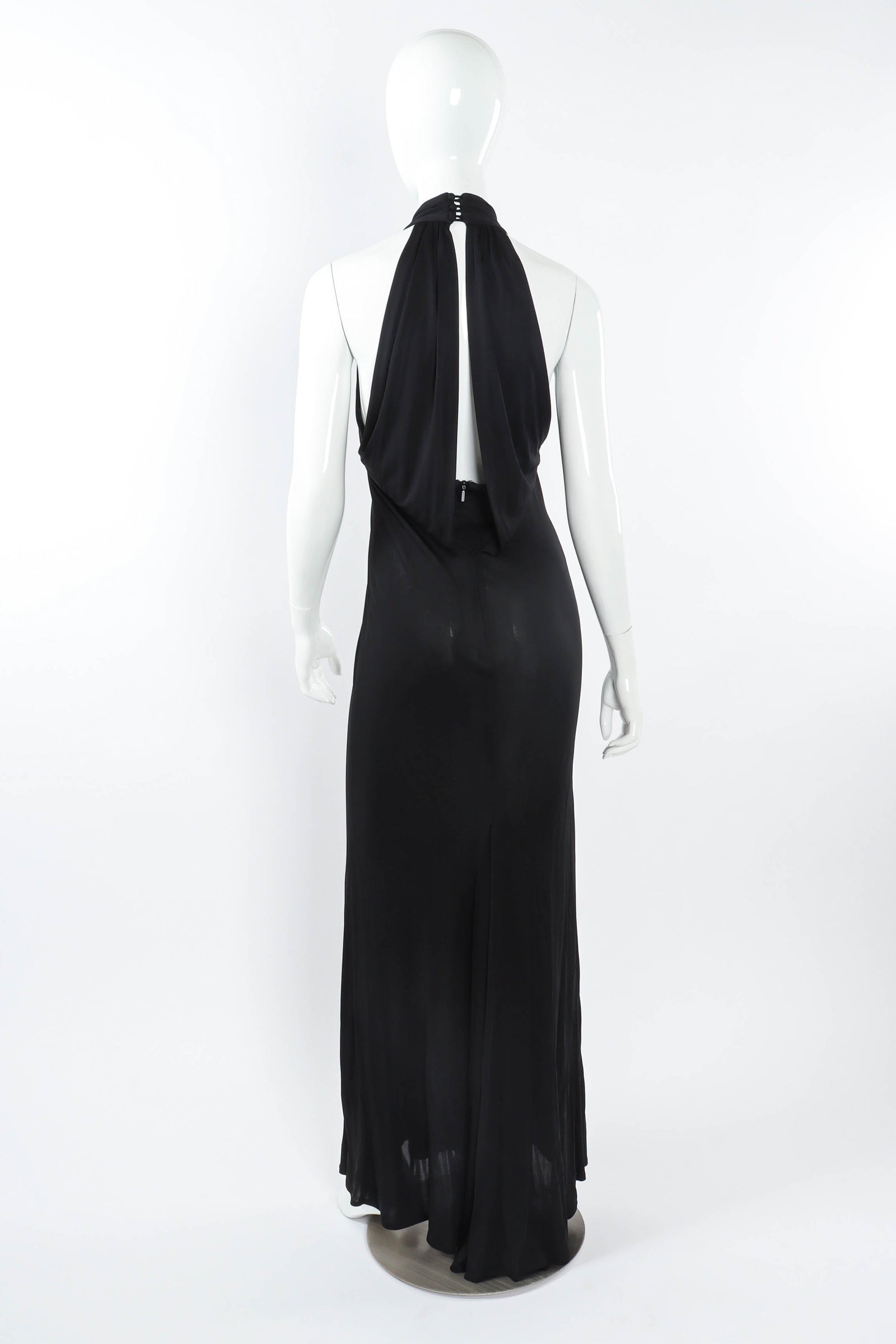 【タグ付】Herlipto Drape Neck Long Knit Dress Drape Neck Long Knit Dress - sepia blue - Launching July