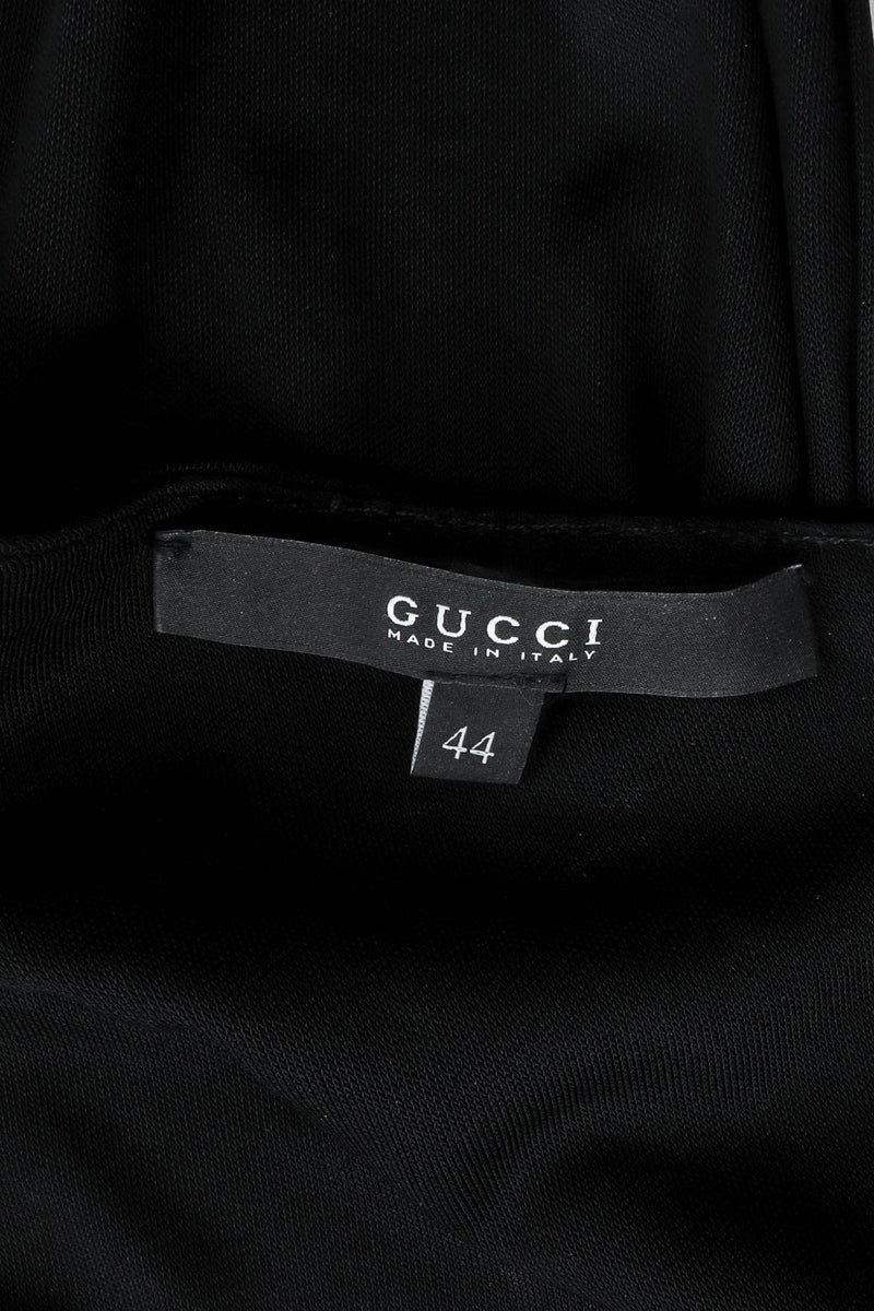 Vintage Gucci Slinky Halter Dress label @ Recess LA