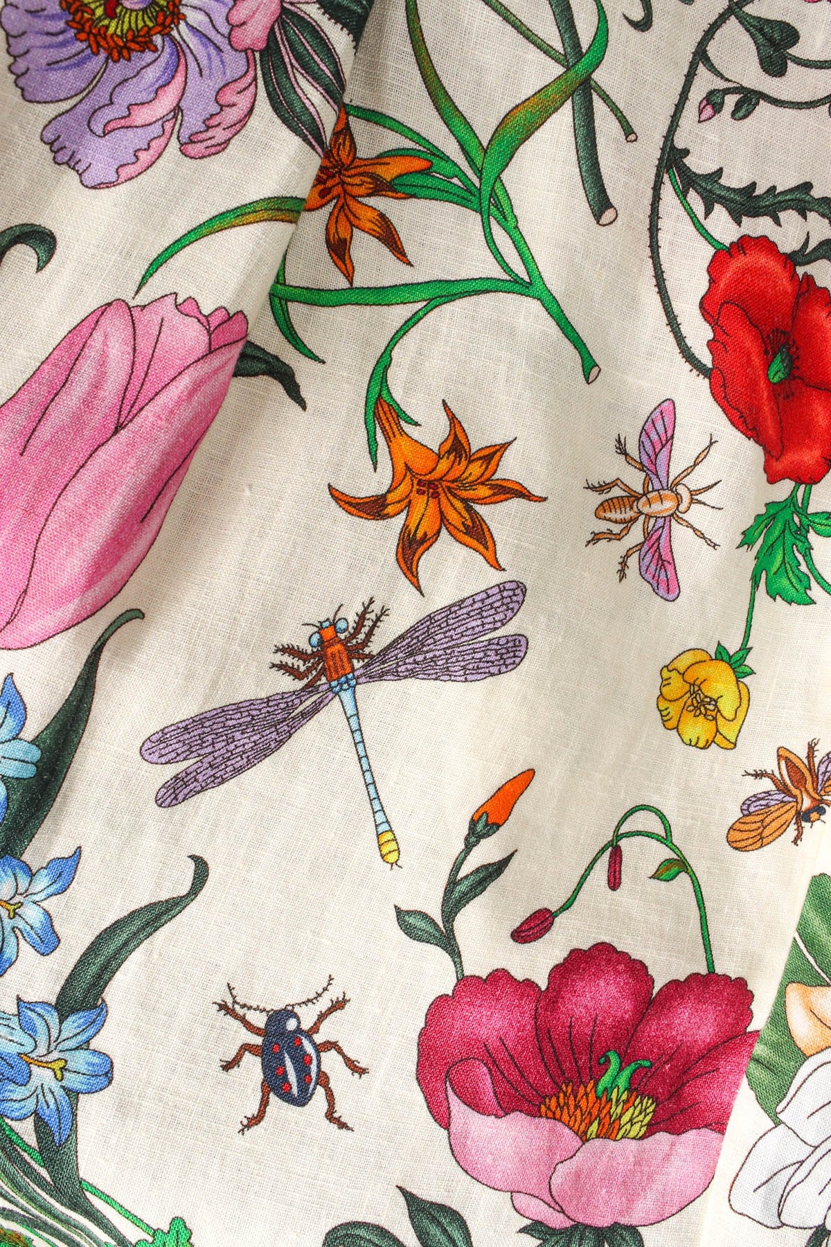 Gucci Flora Linen Tunic Dress – Recess