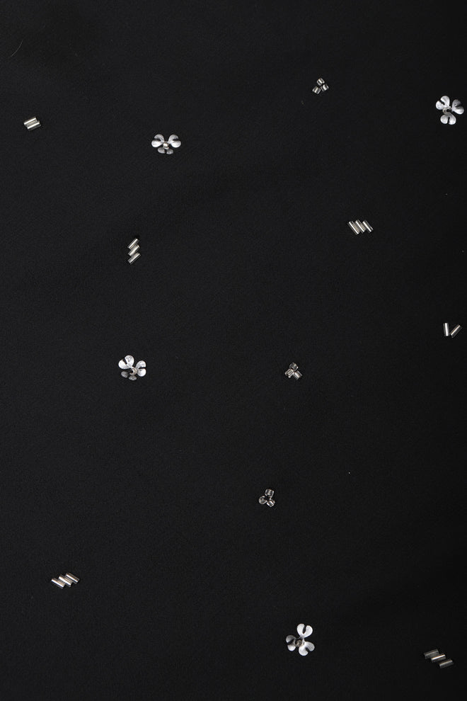Recess Los Angeles Vintage Rare Halston Beaded Starry Dolman Sleeve Dress