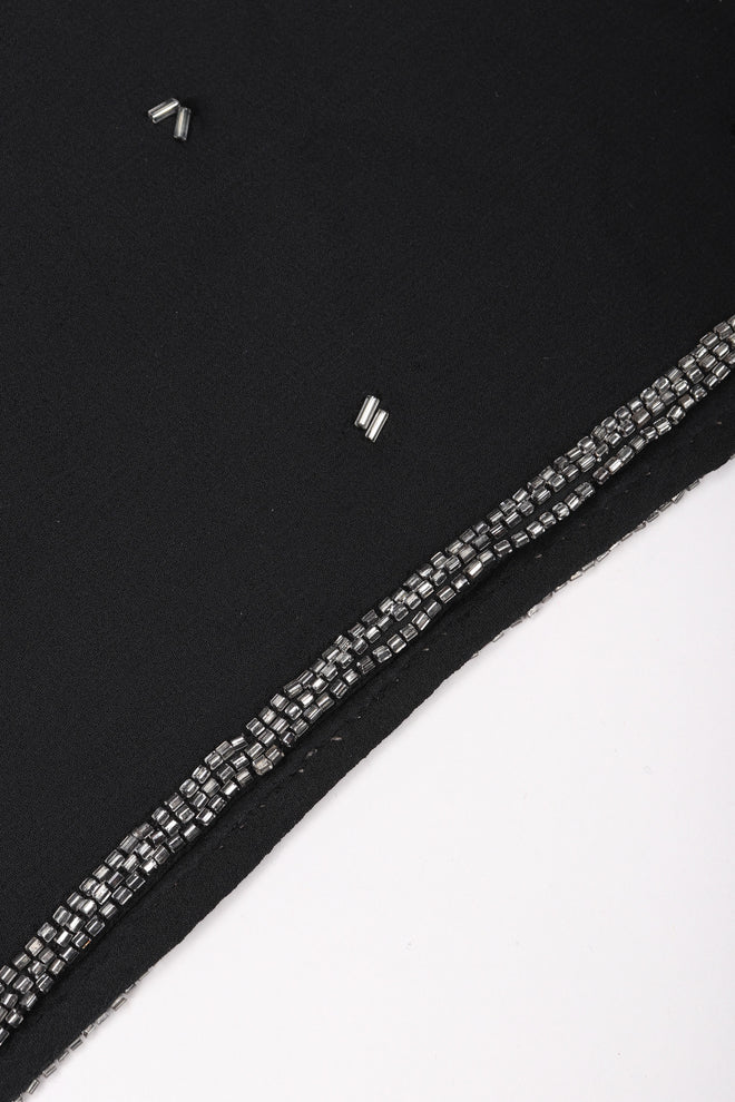 Recess Los Angeles Vintage Rare Halston Beaded Starry Dolman Sleeve Dress