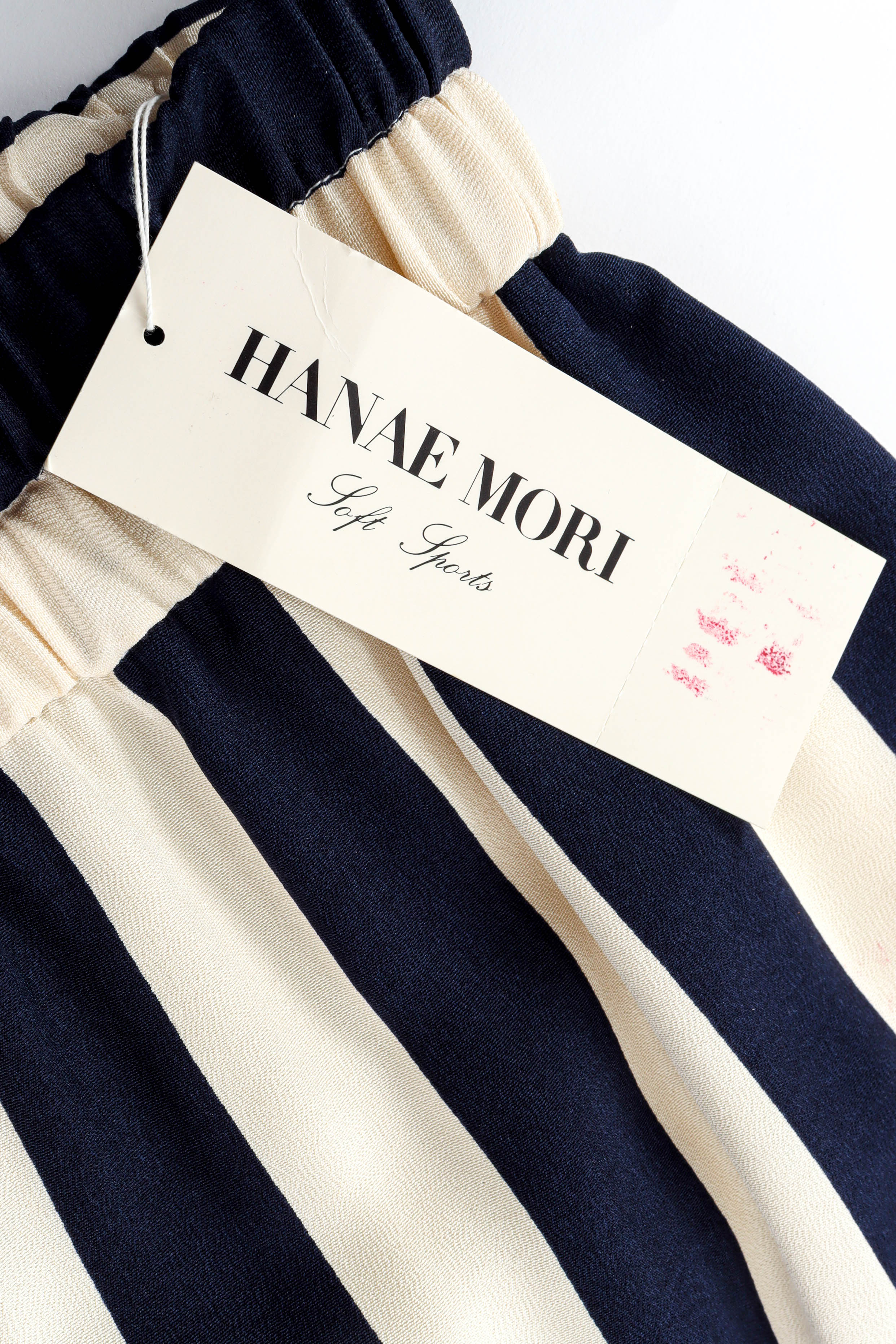 Vintage Hanae Mori Nautical Stripe Culotte original tags @ Recess LA