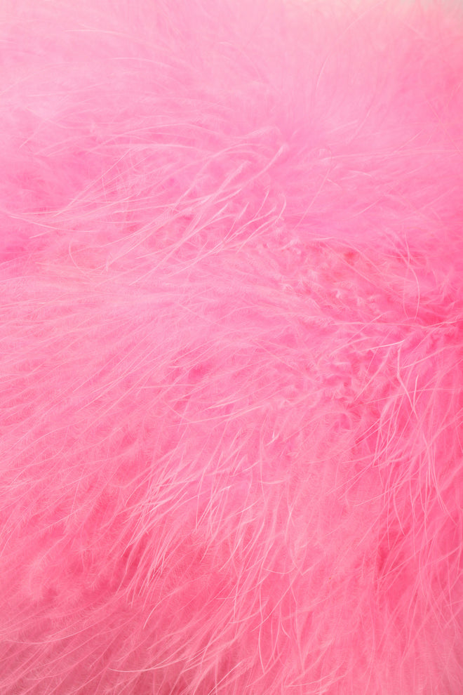 Recess Los Angeles Vintage Happy Cappers Marabou Straw Bubblegum Fluff Puff Hat