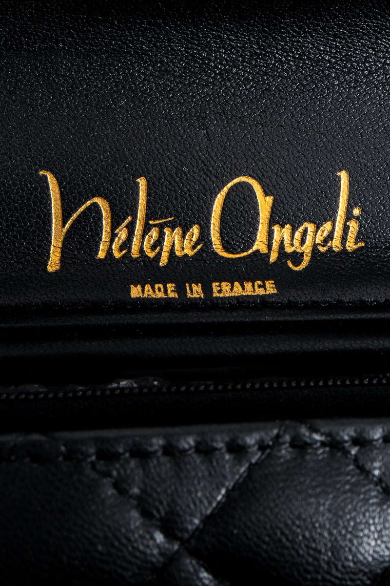 Vintage Helene Angeli Gold foil Signature Stamp
