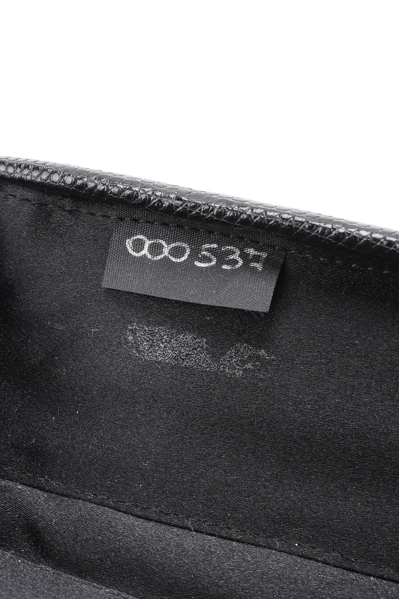 Recess Designer Consignment Vintage Helmut Lang Long Snake Box Clutch Case Bag Los Angeles Resale